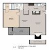 A3 | 1 BED / 1 BATH | 720 SQ FT A3 | 1 BED / 1 BATH | 720 SQ FT